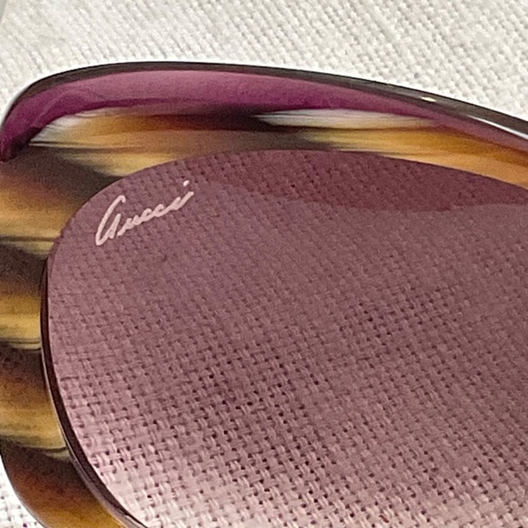 •Gucci Brown Violet Horn GG3189/S Sunglasses main image 12